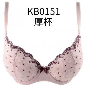 2017新品 加一尚品無痕內衣女 前扣無鋼圈薄款交叉美背文胸M37 厚杯+薄杯 無鋼圈 前扣 美背 上薄下厚