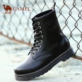 【情侶款】Camel駱駝男靴 時尚潮流英倫風馬丁靴高幫皮靴 爆賣1萬雙！ 情侶馬丁靴 好評如潮