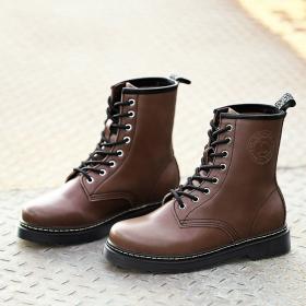 【情侶款】Camel駱駝男靴 時尚潮流英倫風馬丁靴高幫皮靴 爆賣1萬雙！ 情侶馬丁靴 好評如潮