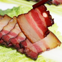 松桂坊湘西五花臘肉250g湖南特產香腸煙燻肉臘腸臘肉 湖南特產 臘肉飯 精選上等豬頭